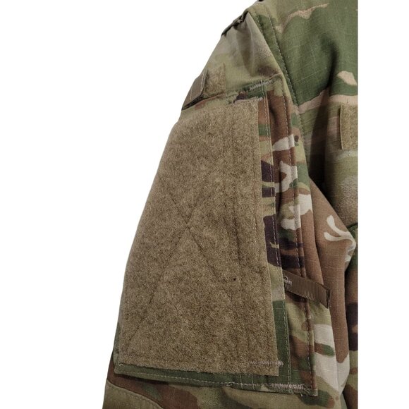 Army OCP Camo Shirt Jacket Medium Regular Insect Shield Combat Uniform Tactical - Picture 6 of 9